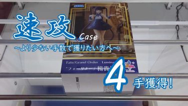 クレーンゲームの攻略例 [速報]：橋幅が狭めの設定、それだけに速攻イメージは明確だった [おさらい] (➡ 4手で攻略)